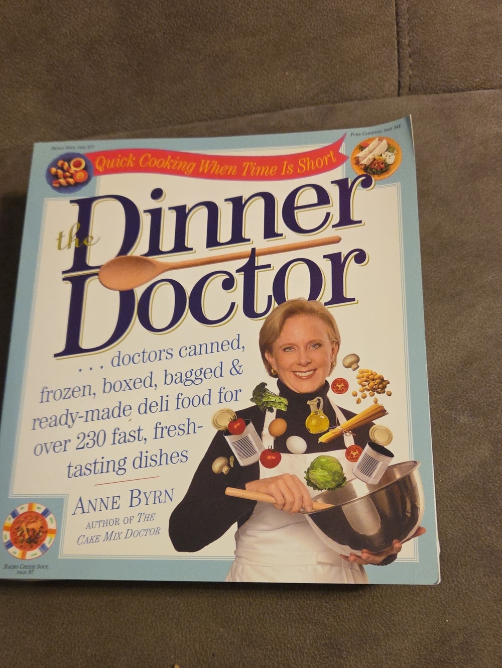 The Dinner Doctor Cookbook - Light Blue Cover